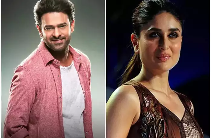 Prabhas file phot and Kareena Kapoor Khan file photo