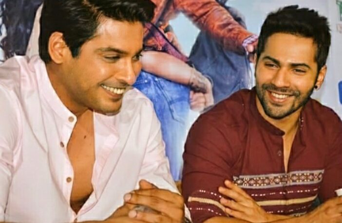 Siddharth Shukla and Varun Dhawan