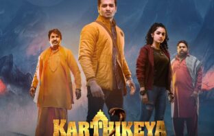 Karthikeya 2 poster NIkhil Sidhartha, Anupama Parameswaran