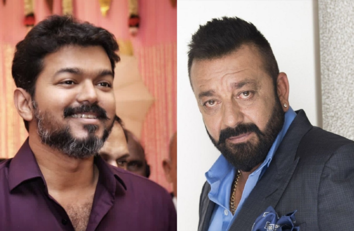 Thalapathy Vijay and Sanjay Dutt file photo