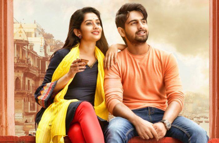 Sonal Monteiro and Zaid Khan look from Banaras movie poster