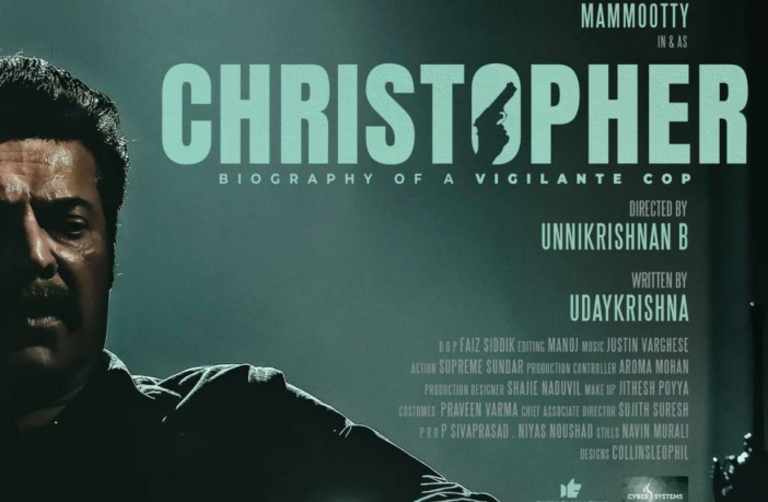 Mammootty first look from Christopher new poster