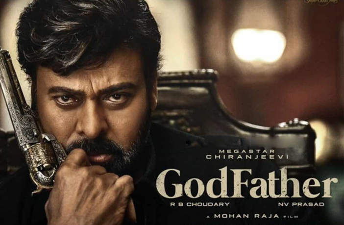 Chiranjeevi in Godfather poster