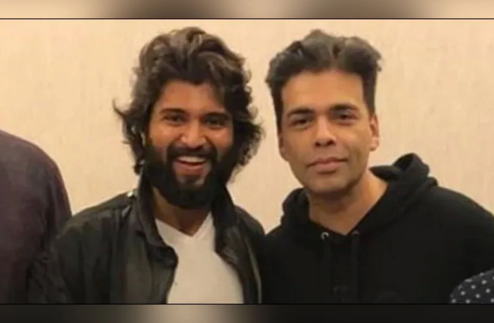 file photo of Vijay Deverakonda and Karan Johar