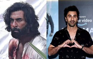 left side photo: Ranbir Kapoor look from Animal