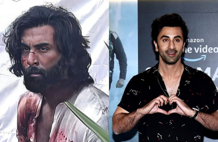 left side photo: Ranbir Kapoor look from Animal