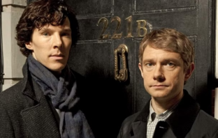 Benedict Cumberbatch and Martin Freeman