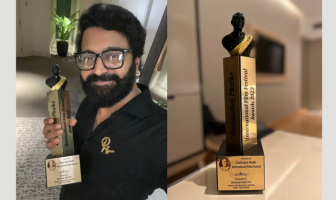 Rishab Shetty receives his Dadasaheb Phalke award