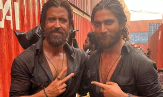 Hrithik Roshan's photo with his stuntman Mansoor Ali Khan