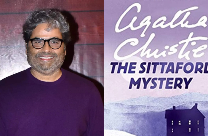 Vishal Bhardwaj file photo and Agatha Christie novel phot The Sittaford Mystery