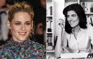 Kristen Stewart file photo and Susan Sontag file photo