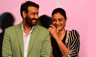 Ajay Devgn file photo with Tabu