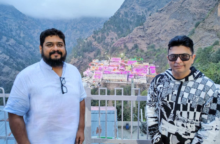 Adipurush makers Bhushan Kumar and Om Raut visit Vaishnodevi Mandir to seek blessings