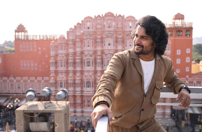 Nani in Jaipur for Dasara movie promotiions