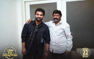 Vishwak Sen with Nandamuri Balakrishna