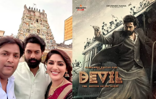 Nandamuri Kaalyanram and Devil poster