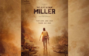 Captain miller first look and teaser date update poster