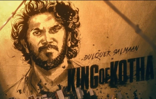 Dulquer Salmaan in King of Kotha motion poster