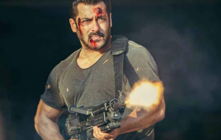 Salman Khan firing gun photo