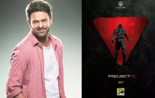 Prabhas and Project K Comic Con 2023 poster