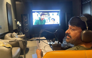 Chiranjeevi dubbing for Bholaa Shankar