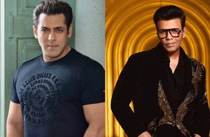 Salman Khan and Karan Johar file photo