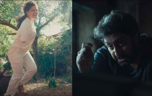 Saiyami Kher and Abhishek Bachchan in Ghoomer trailer