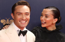 Ed Westwick and Amy Jackson file photo