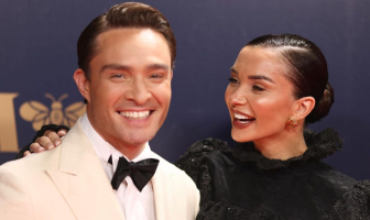 Ed Westwick and Amy Jackson file photo