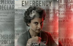 Kangana Ranaut poster from Emergency movie