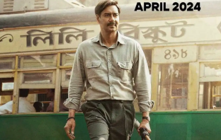 Ajay Devgn in Maidaan poster