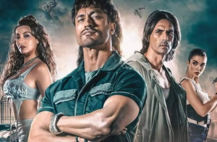 Vidyut Jammwal, Arjun Rampal and Nora Fatehi in Crakk