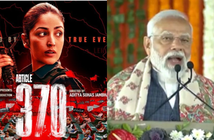 Yami Gautam film Article 370 poster and PM Modi recent photo