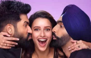 Vicky Kaushal, Tripti Dimri and Amy Virk look in Bad Newz film