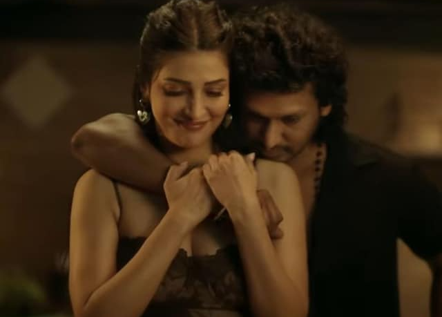 Lokesh Kanagaraj and Shruti Haasan in Inimel music video