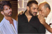 Shahid Kapoor and Salman Khan with Sooraj Barjatya