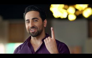 Ayushmann Khurrana promotes voting